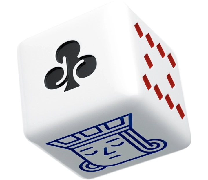 Poker Die displaying the Ace